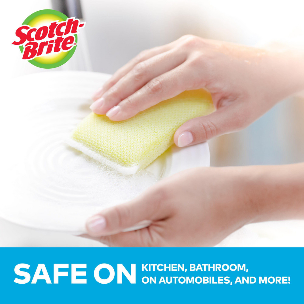 3M Scotch-Brite® Dobie ™ All Purpose Pad 720-XL, 5.2 in x 3.6 in x 0.5 in(132 mm x 91 mm x 12 mm) - 7100211913