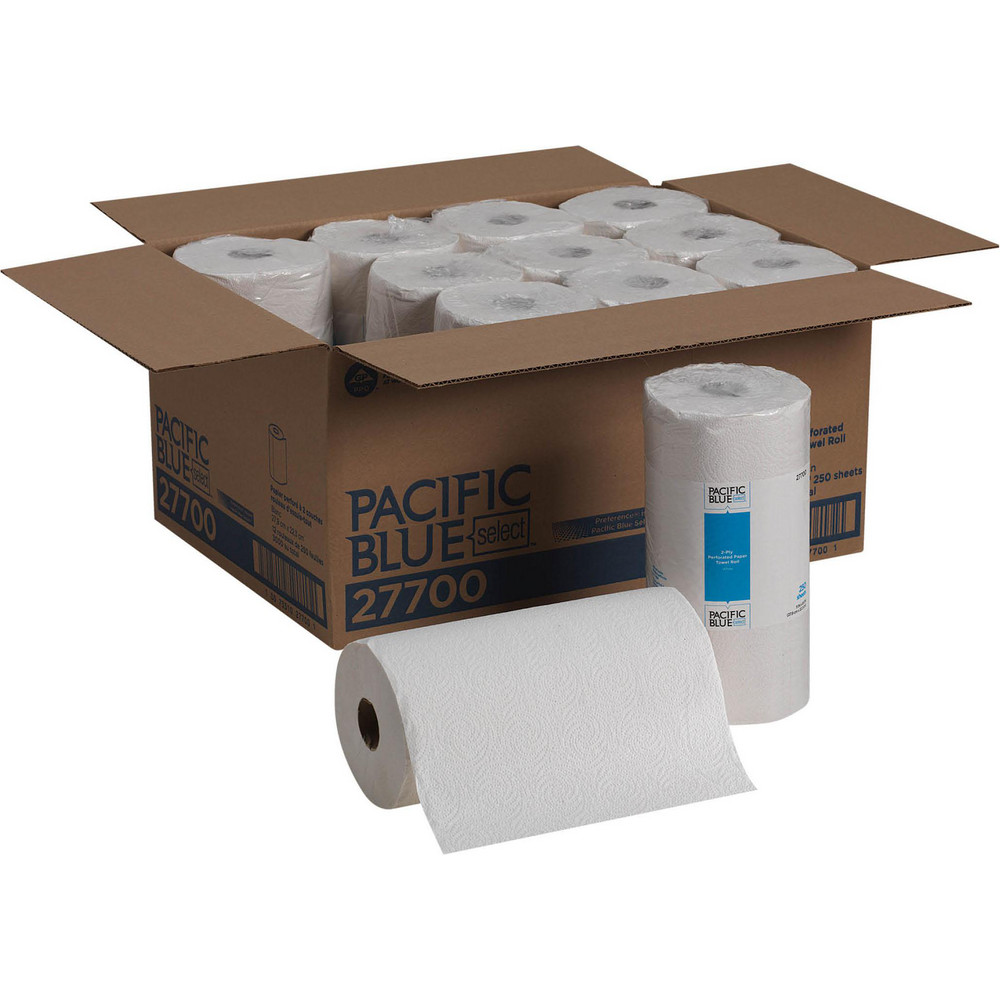 Scott Kitchen Paper Towels (41482), with Fast-Drying Absorbency Pockets™, White, Perforated Standard Paper Towel Rolls - 41482