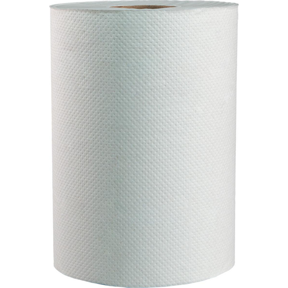 Tork Paper Towels: Hard Roll, Roll, 1 Ply, Recycled Fiber, White - TRKRB800