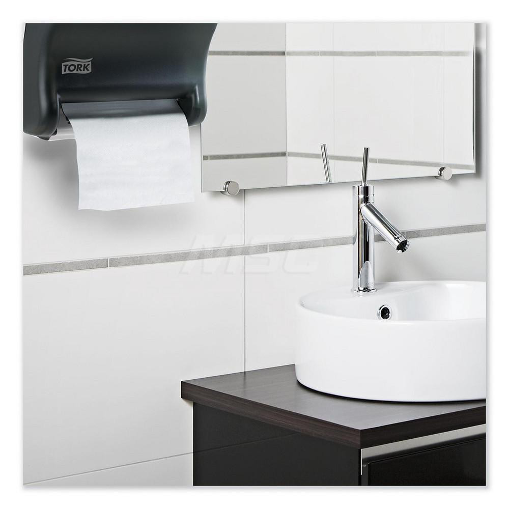 Tork Paper Towels: Hard Roll, Roll, 1 Ply, Recycled Fiber, White - TRKRB800