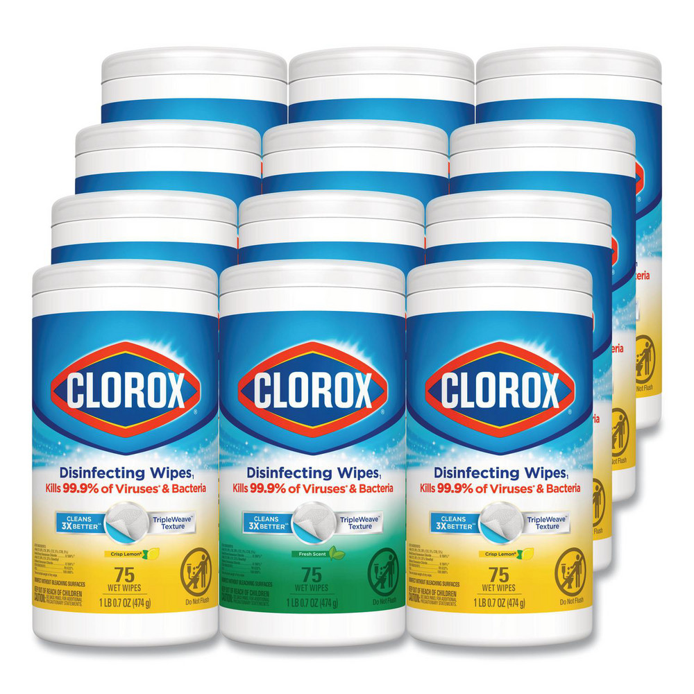 Clorox Healthcare Clorox Healthcare Disinfecting Wipes: Pre-Moistened, 110 Ct - CLO31759