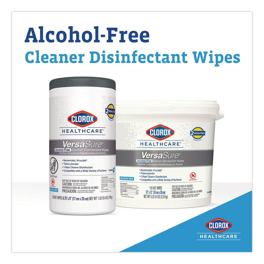 Clorox Healthcare Clorox Healthcare Disinfecting Wipes: Pre-Moistened, 110 Ct - CLO31759