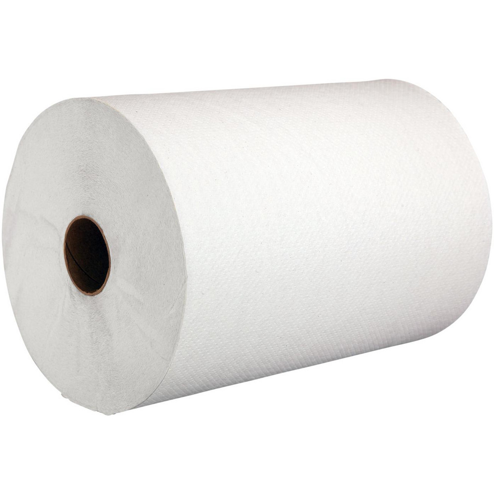 Value Collection Paper Towels: Hard Roll, 6 Rolls per Case, Roll, 1.000 Ply, White, Recycled Fiber - NP-680010 EWP
