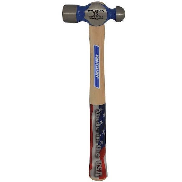 Vaughan Hammer, 4 oz Head, Riveting, Ball Pein Head, HCS Head, 10-1/4 in OAL - TC504