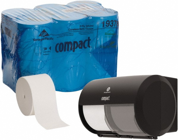 Georgia Pacific Bathroom Tissue: Standard Roll, 2-Ply, White - 6150175/4159306