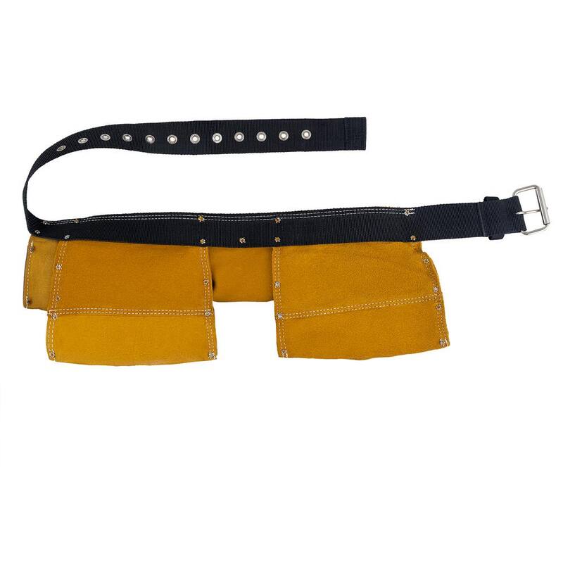 BUCKET BOSS 11 Pocket Suede Leather Carpenter Work Apron - 55149