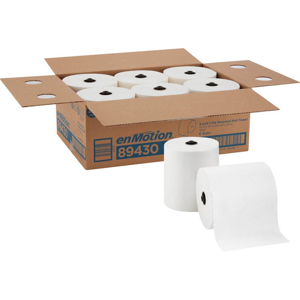 Georgia Pacific Pacific Blue Ultra 8" High-Capacity Recycled Paper Towel Rolls, White - 26490