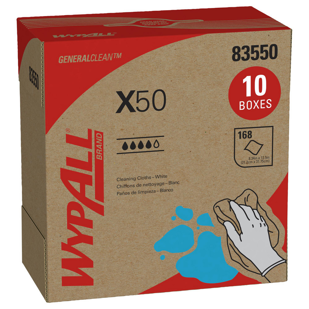 WypAll X80   Shop Towel/Industrial Wipes: Dry, 76 Ct - 41048
