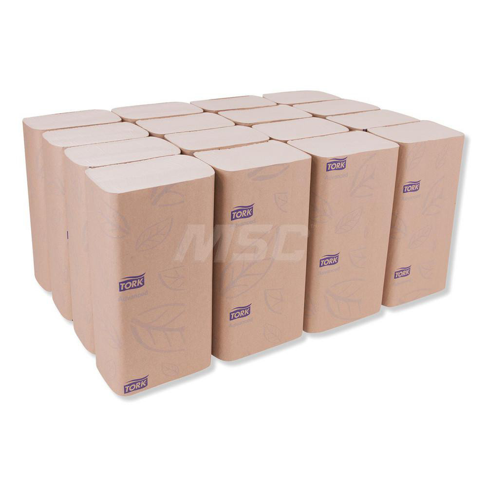 Tork Paper Towels: Multifold, Pack, 2 Ply, Recycled Fiber, White - TRK101293