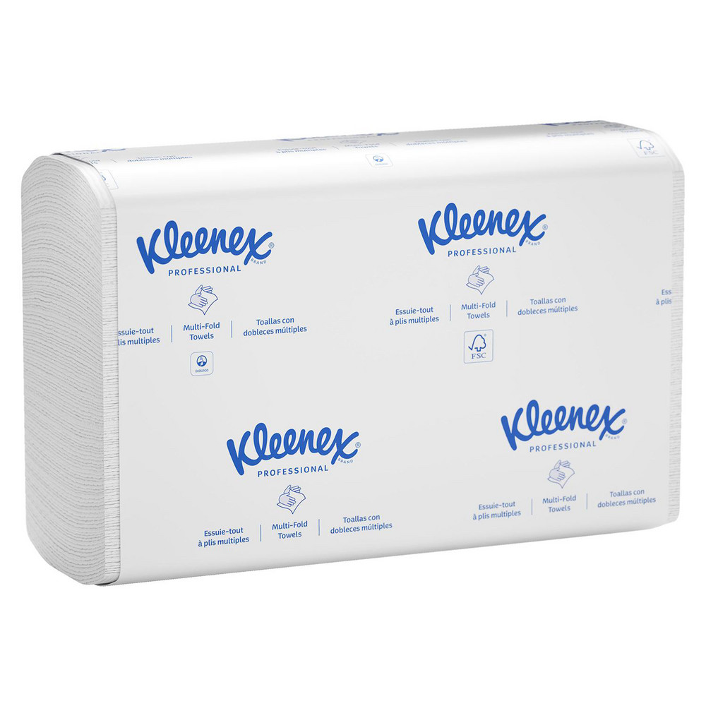 Tork Paper Towels: Multifold, Pack, 2 Ply, Recycled Fiber, White - TRK101293