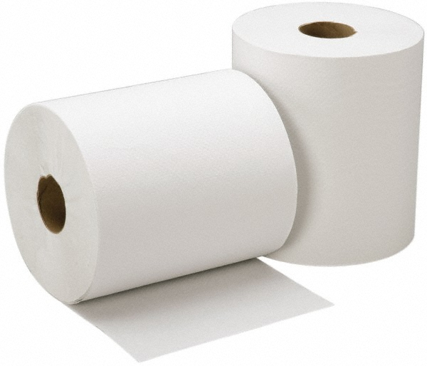 AbilityOne 8"x600'  WHITE 12/BX NON PERF PAPER TOWEL ROLL - 8540015923323