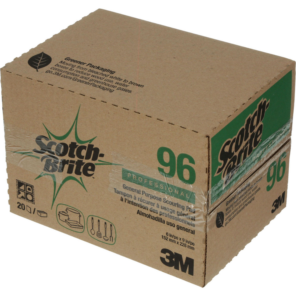 Scotch-Brite Scotch-Brite™ General Purpose Scour Pad 96, 6 in x 9 in, 20/Box - 7100053715