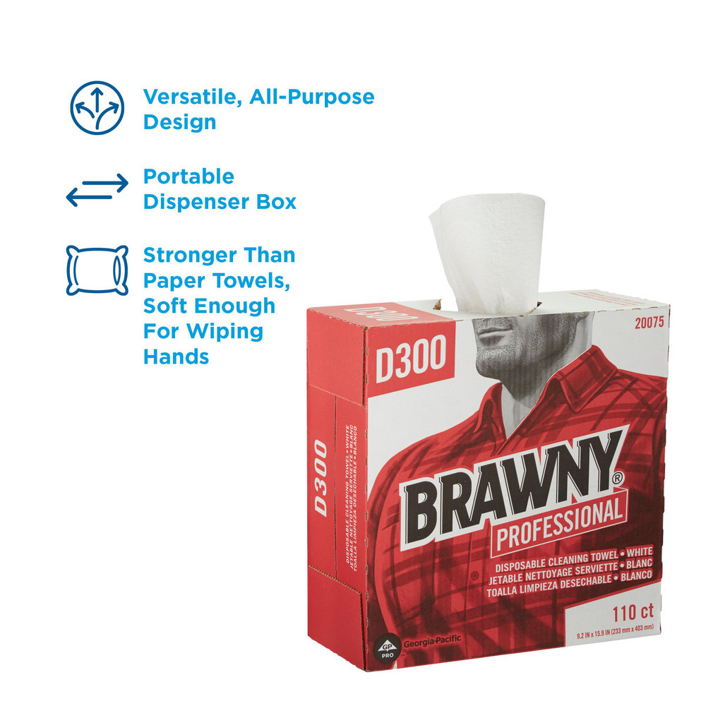 Brawny Professional Brawny Professional   Cleaning Wipes: Dry, 110 Ct - 20075