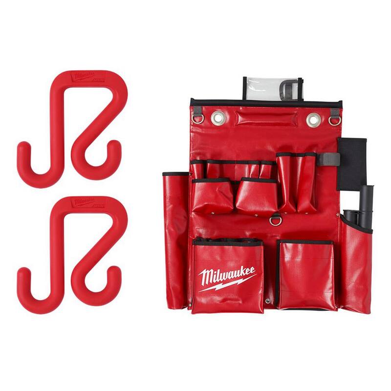 Milwaukee Lineman's Compact Aerial Tool Apron with 2 in. Bucket Hooks - 48-22-8292-48-22-8291