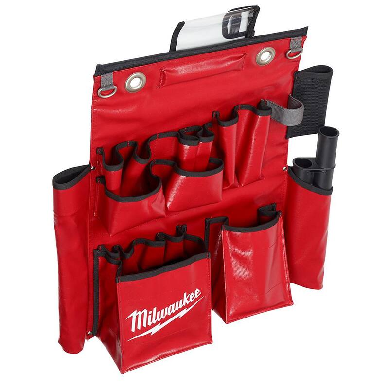 Milwaukee Lineman's Compact Aerial Tool Apron with 2 in. Bucket Hooks - 48-22-8292-48-22-8291