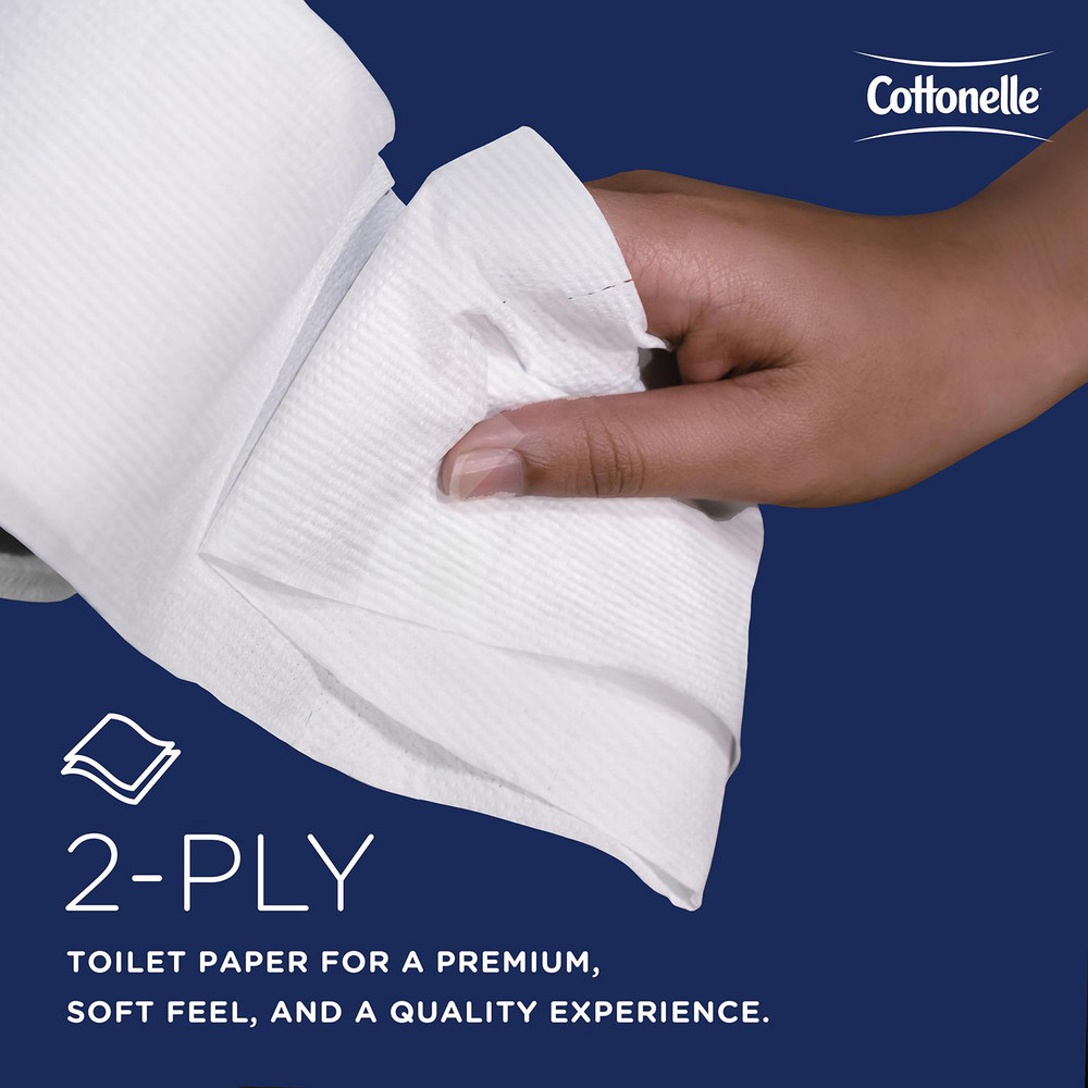 Cottonelle Professional Standard Roll Toilet Paper, 2-Ply, White, Compact Case for Easy Storage - 13135