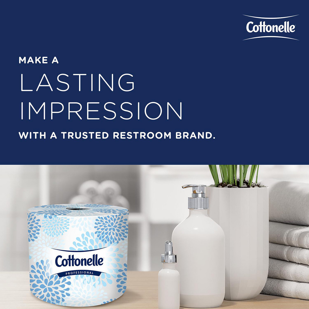 Cottonelle Professional Standard Roll Toilet Paper, 2-Ply, White, Compact Case for Easy Storage - 13135