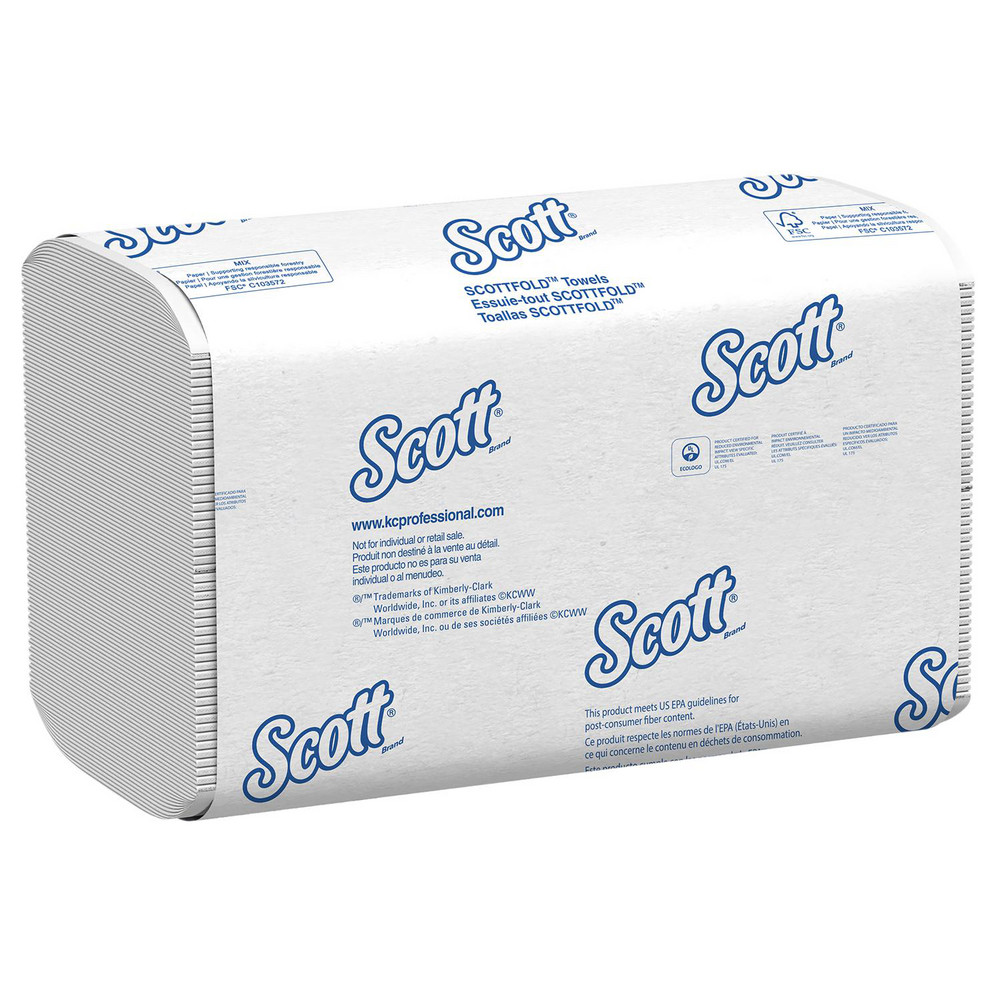 Scott Paper Towels: Multifold, Box, 1 Ply, Recycled Fiber, White - 8283158/8283158