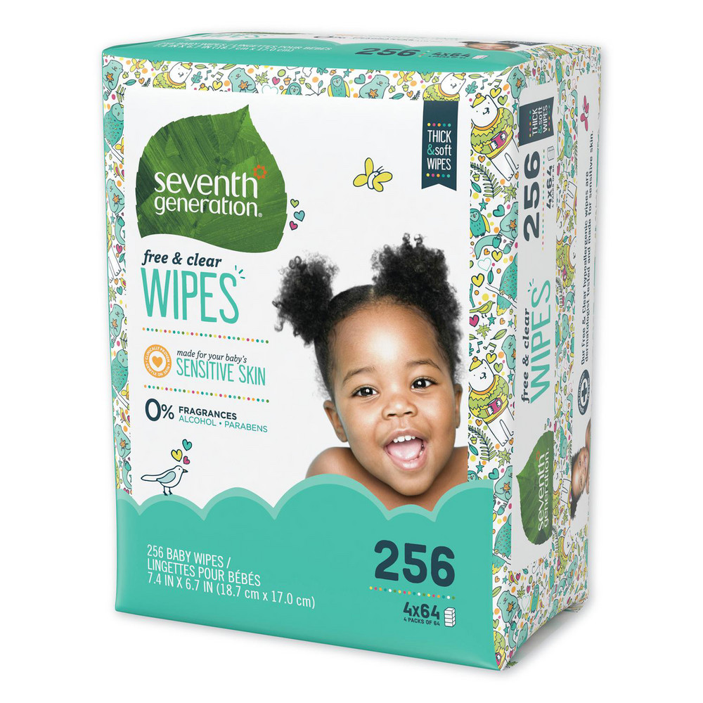 Seventh Generation Seventh Generation Baby Wipes: Pre-Moistened, 256 Ct - SEV34219