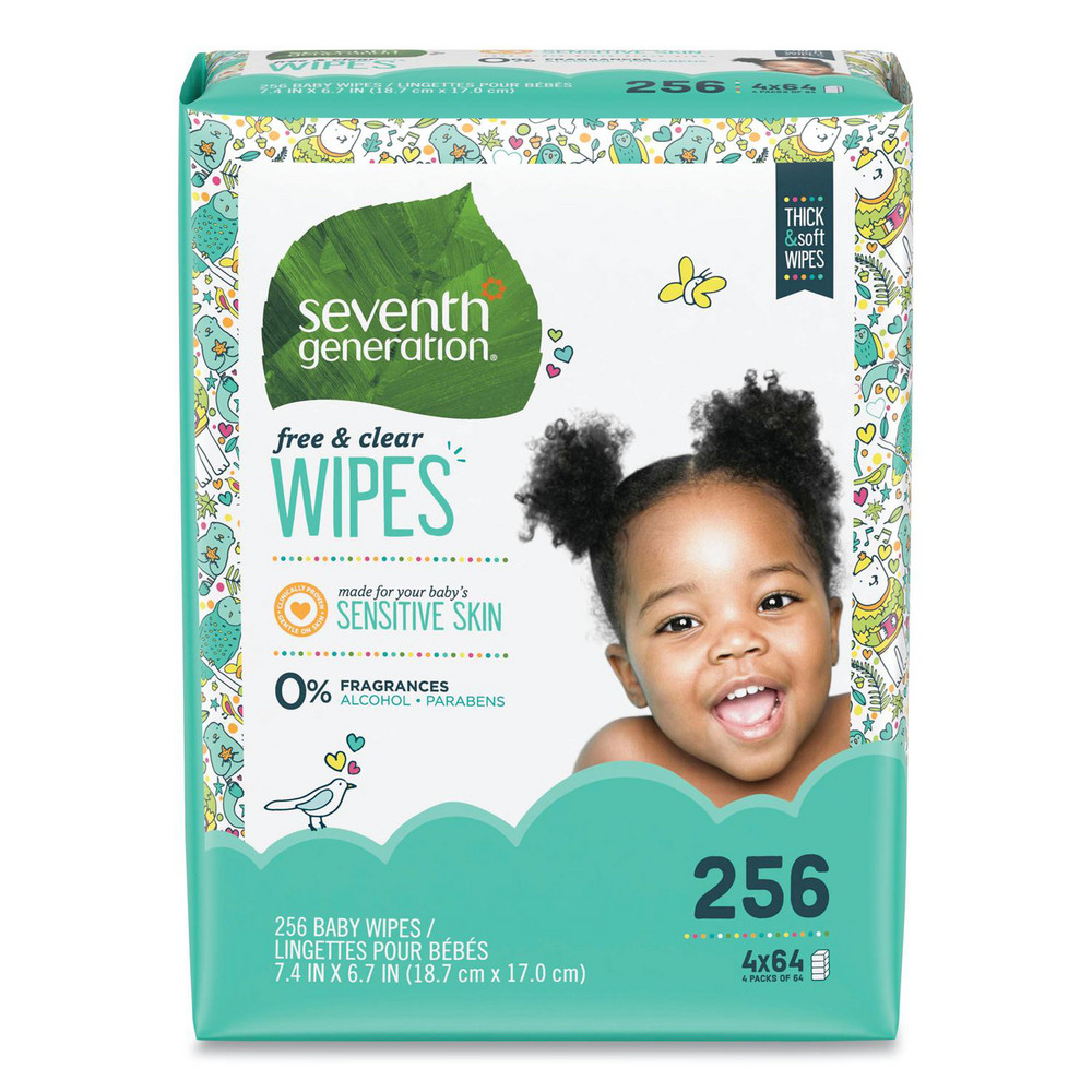Seventh Generation Seventh Generation Baby Wipes: Pre-Moistened, 256 Ct - SEV34219