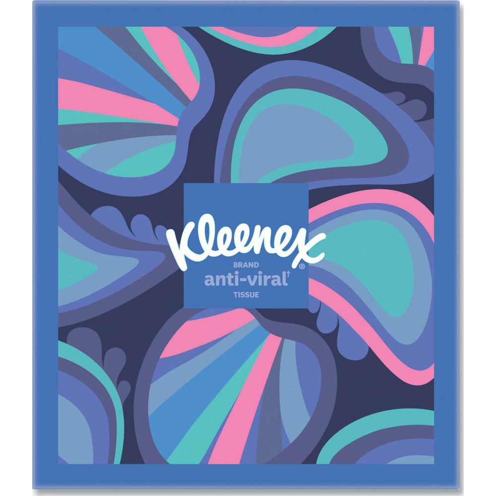 Kleenex Anti-Viral Facial Tissue, 3-Ply, White, 55 Sheets/Box, 27 Boxes/Carton - KCM54505