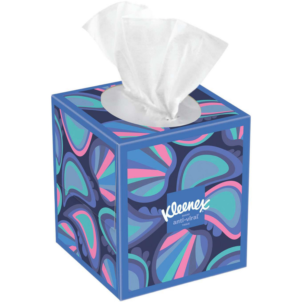 Kleenex Anti-Viral Facial Tissue, 3-Ply, White, 55 Sheets/Box, 27 Boxes/Carton - KCM54505