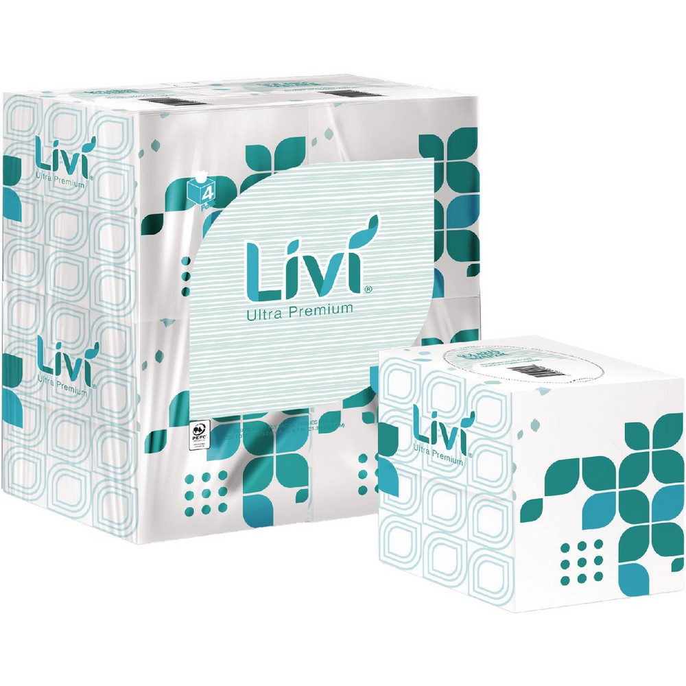 Livi Facial Tissue: Cube Box, No, 1920, White - SOL192101