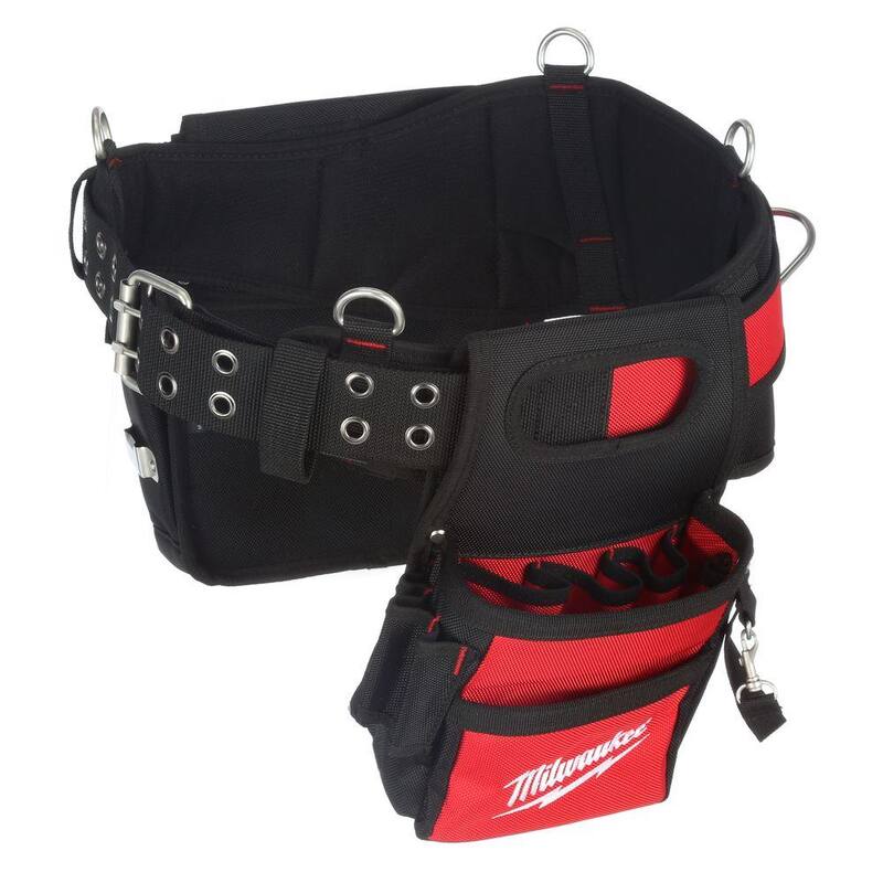 Milwaukee Adjustable Electricians Work Waist Tool Belt with 5-in-1 Folding Knife - 48-22-8110-48-22-1540