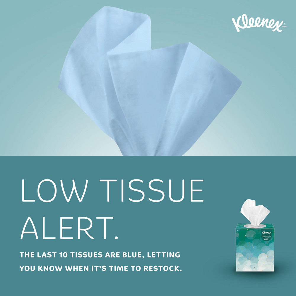 Kleenex Kleenex Facial Tissue Cube for Business (21270), Upright Face Tissue Box - 21270