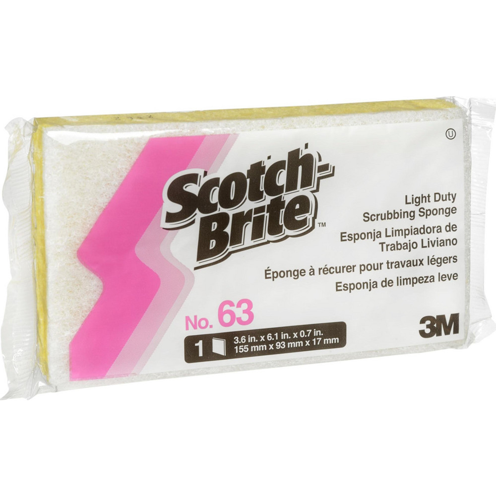 Scotch-Brite Scotch-Brite™ Light Duty Scrub Sponge 63, 6.1 in x 3.6 in x 0.7 in - 7010029000