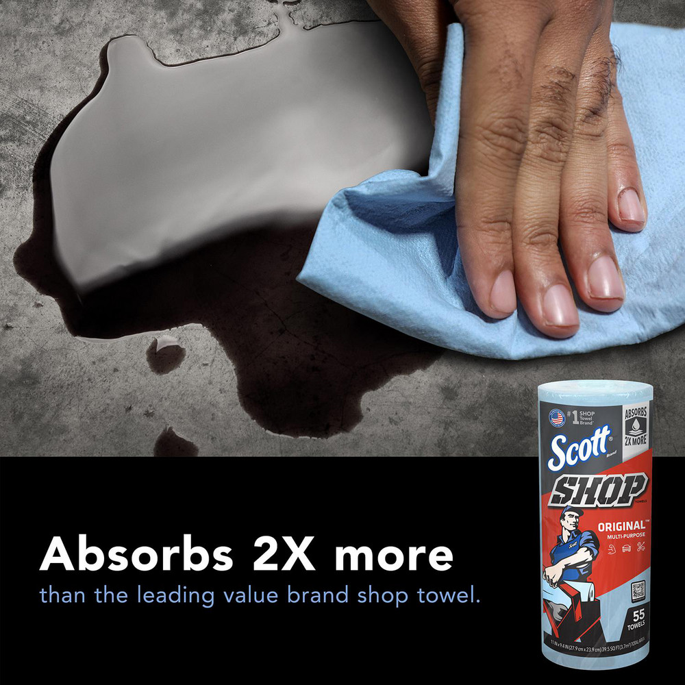 Scott Shop Towel & Industrial: Virgin, Double Re-Creped Shop Towel - 75130