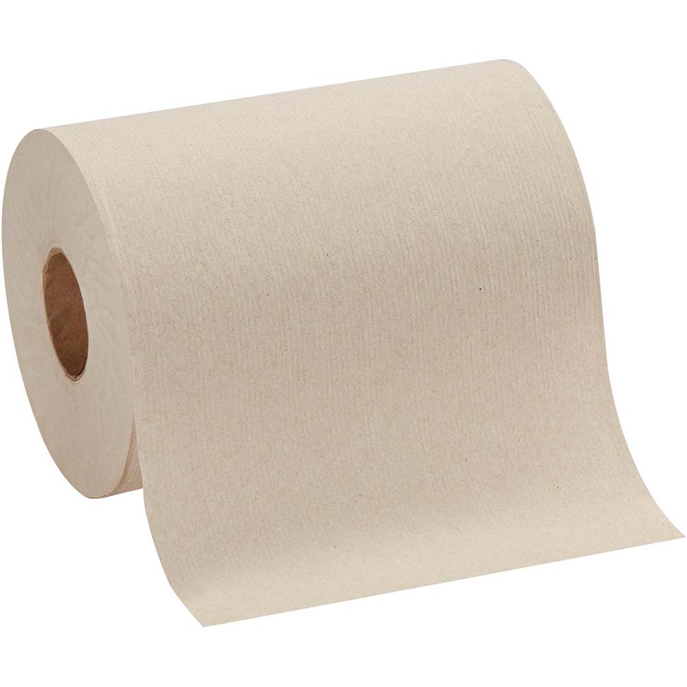 Scott Essential 100% Recycled Brown Hard Roll Towels with Absorbency Pockets, for Purple Core Dispensers - 54038