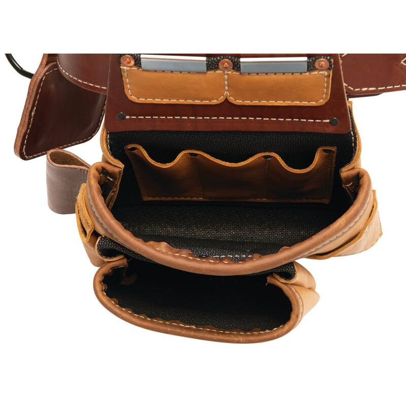 Weaver Tool Gear Super Framer Brown Leather Waist Tool Belt - 85200-45-01