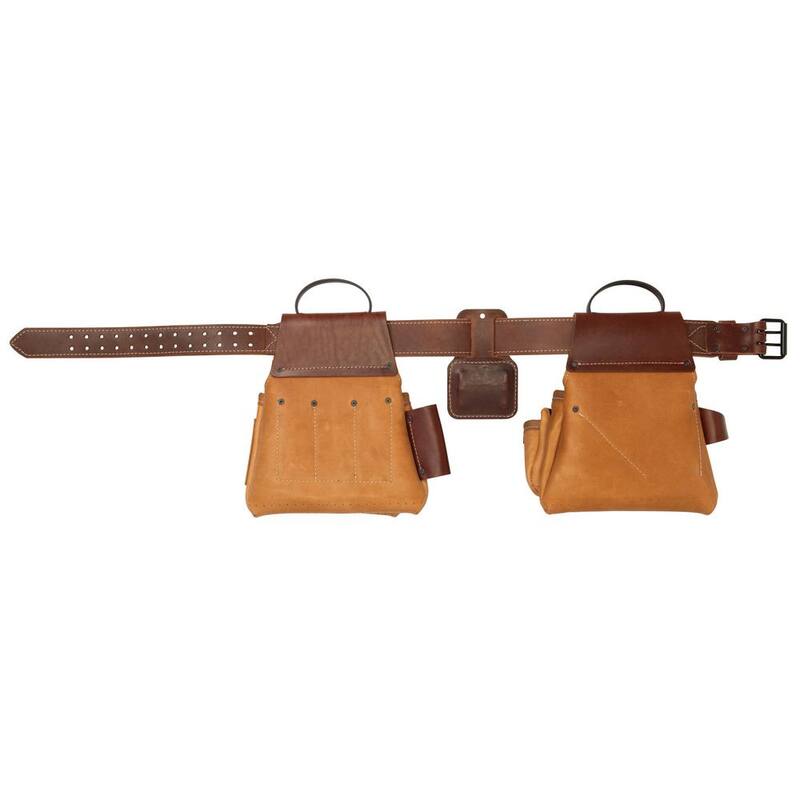 Weaver Tool Gear Super Framer Brown Leather Waist Tool Belt - 85200-45-01
