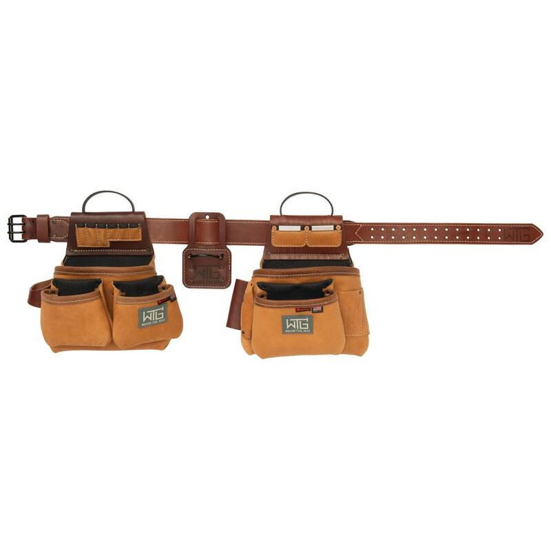 Weaver Tool Gear Super Framer Brown Leather Waist Tool Belt - 85200-45-01