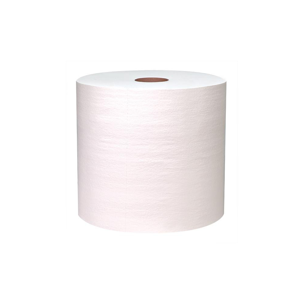 Made in USA Value Wipers: Dry, 950 Sheets/Roll, Jumbo Roll, 12.0" x 12.5", White - PB-2030001