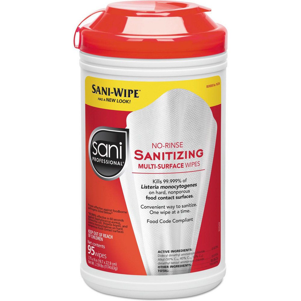 Sani Professional Sani Professional   Cleaning Wipes: Pre-Moistened, 95 Ct - NICP56784