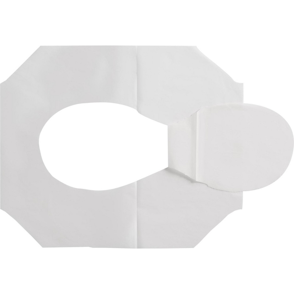Georgia Pacific Pacific Blue Basic 1/2-Fold Toilet Seat Cover, White - 47046
