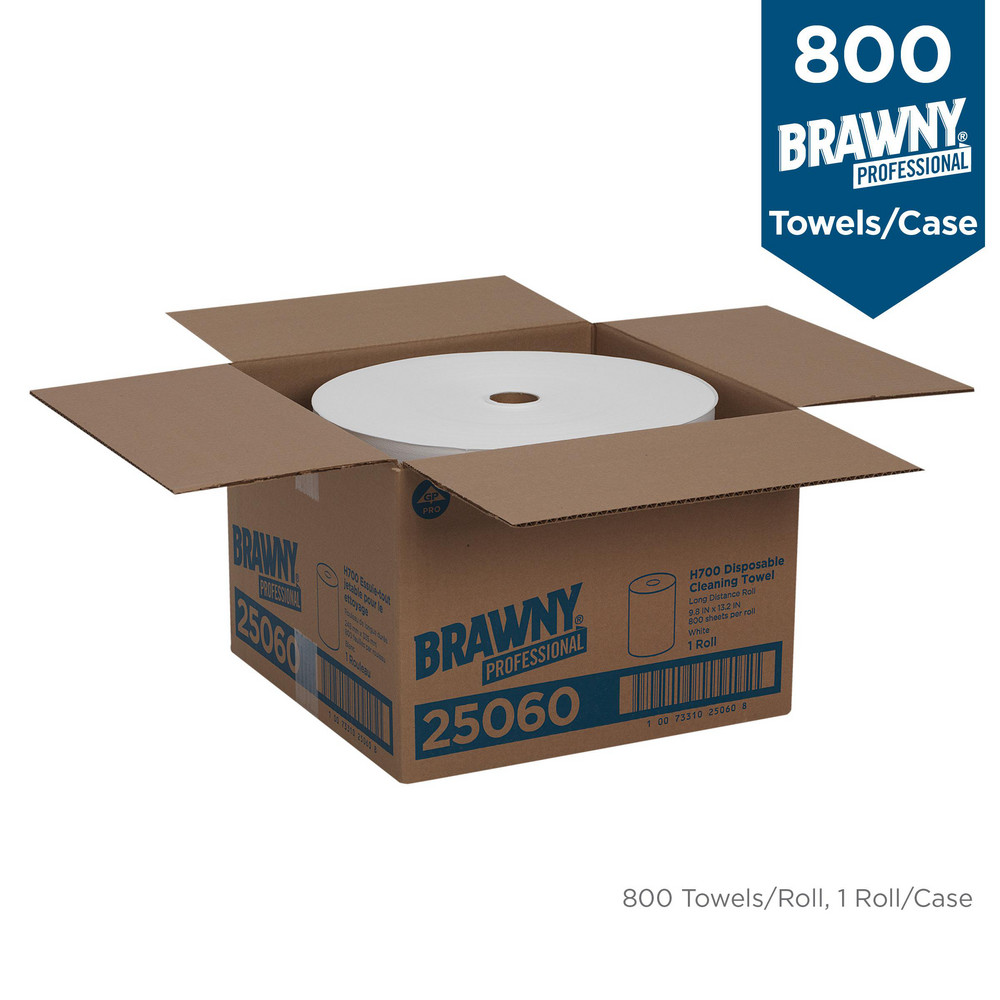 Brawny Professional Brawny Professional H700 Disposable Cleaning Towels, White - 25060