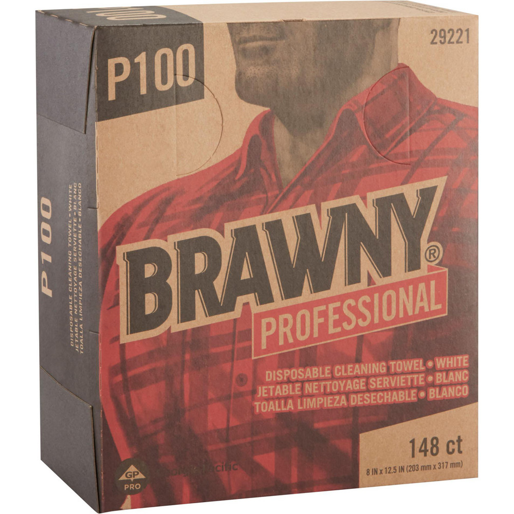 Brawny Professional Brawny Professional H700 Disposable Cleaning Towels, White - 25060