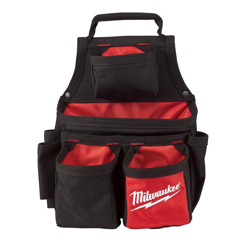 Milwaukee Padded Work Belt with 13 in. Carpenters Pouch (2-Piece) - 48-22-8140-48-22-8121