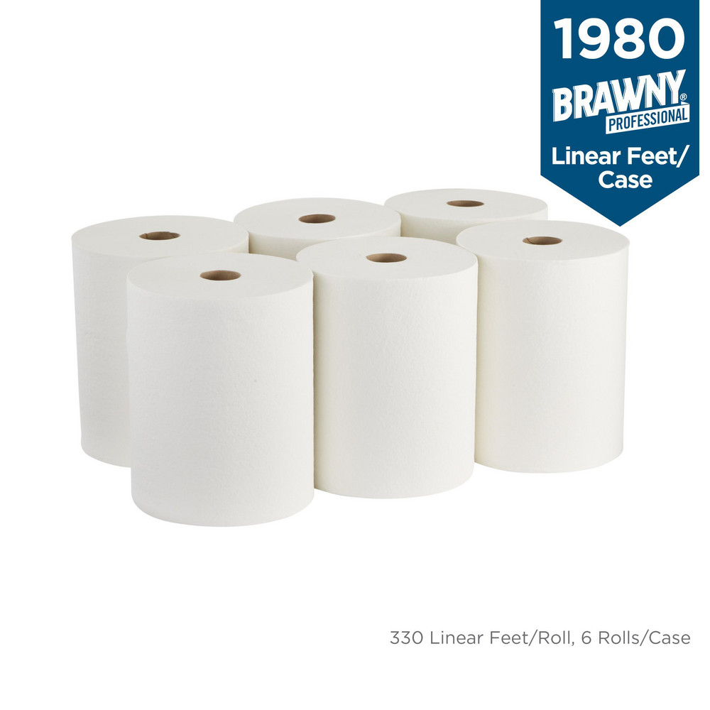 Brawny Professional Brawny Professional D300 Disposable Shop Towel Refills For 59465 Dispenser, White - 20035