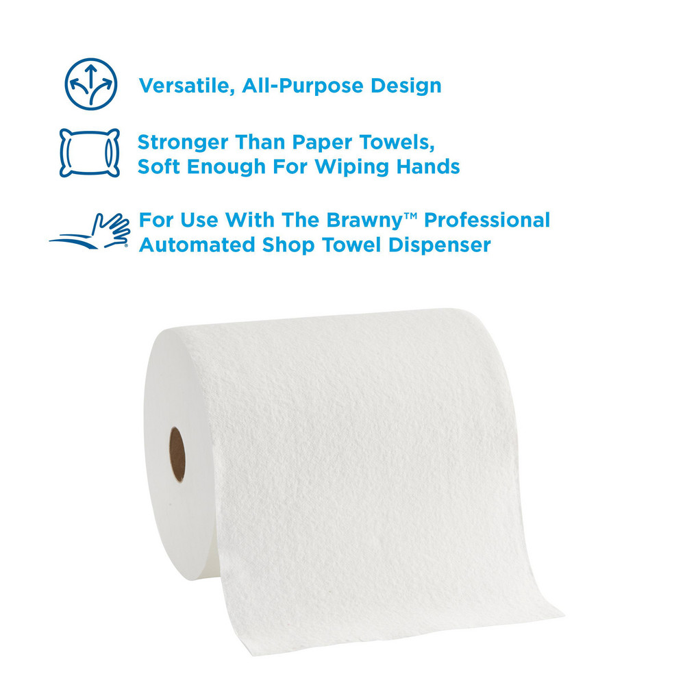 Brawny Professional Brawny Professional D300 Disposable Shop Towel Refills For 59465 Dispenser, White - 20035
