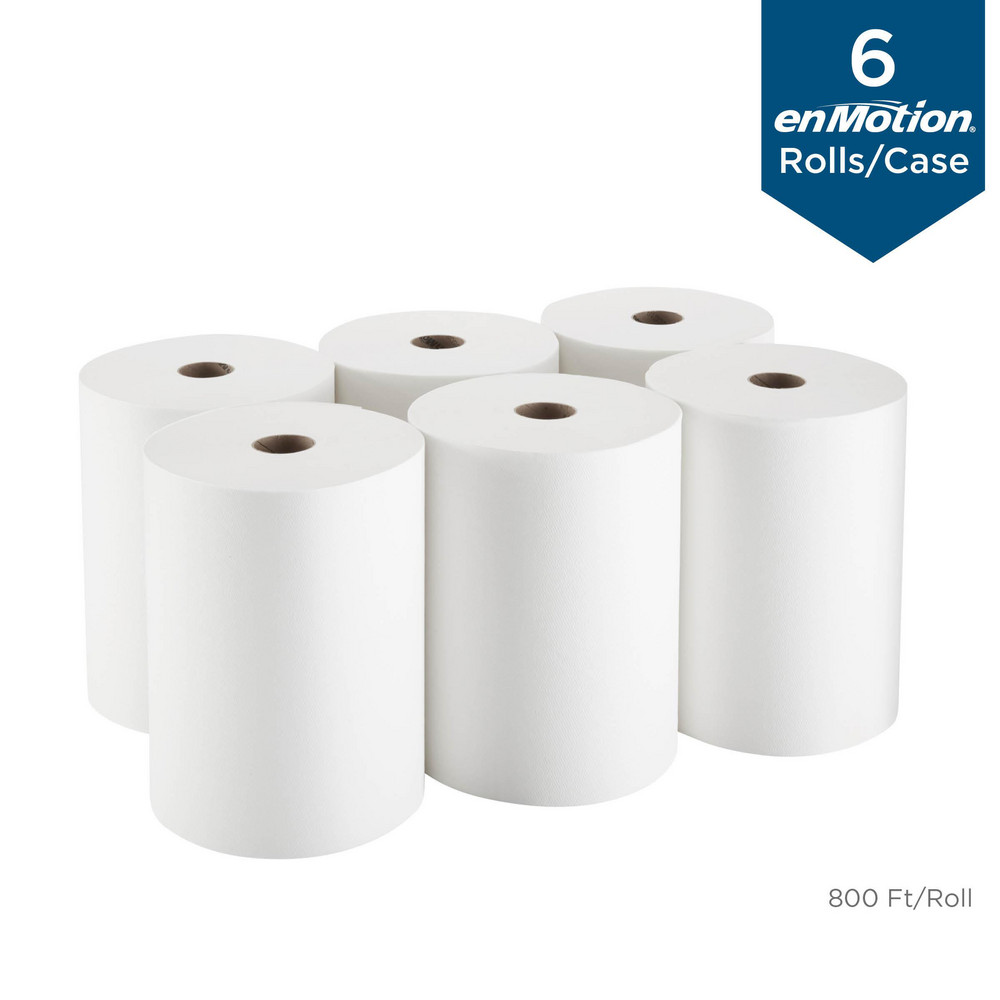 Georgia Pacific Enmotion 10" Paper Towel Rolls, White - 89460