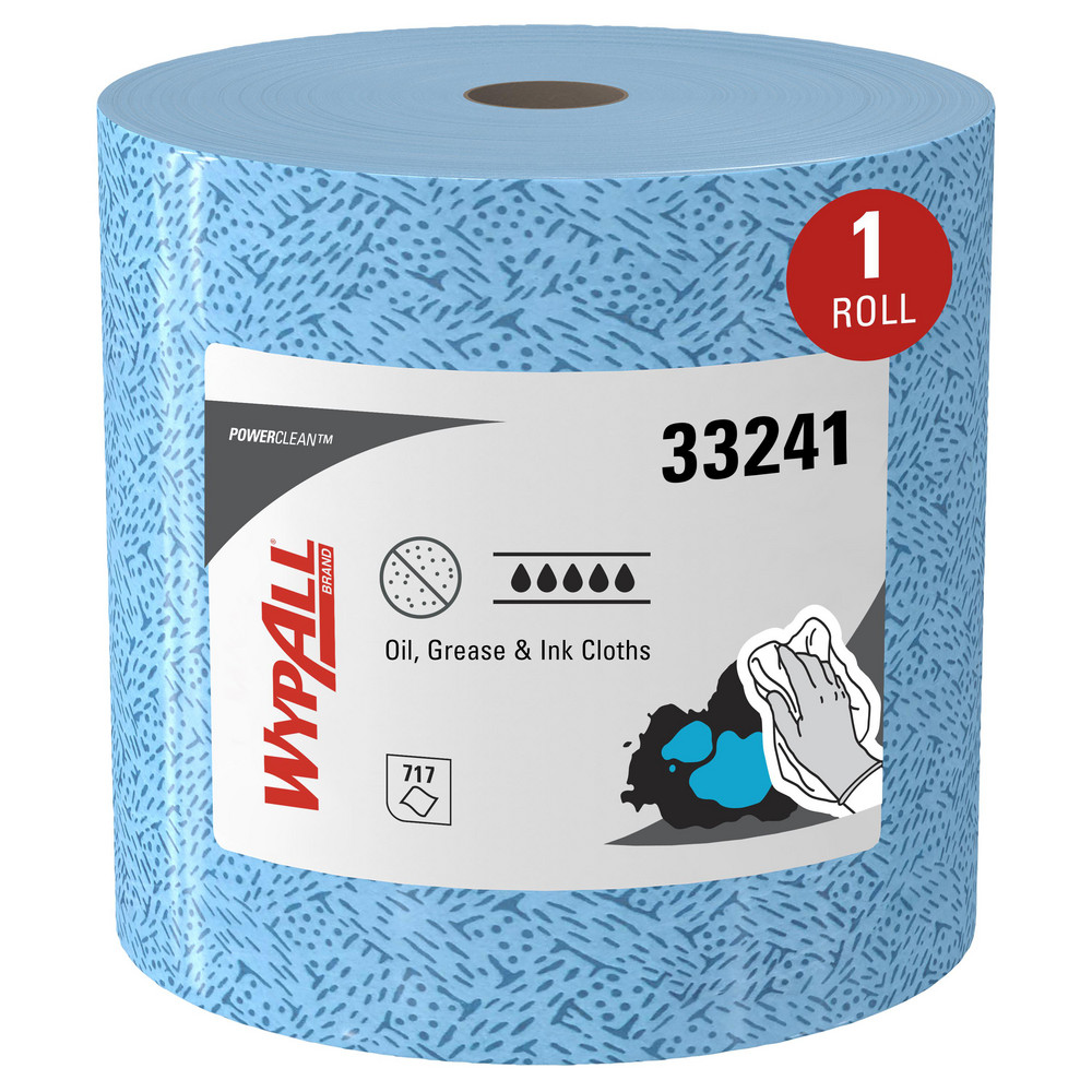 Sellars TOOLBOX Z700 Wipers: Dry, 870 Sheets/Roll, Jumbo Roll, 12.0" x 12.5", Blue - 70357
