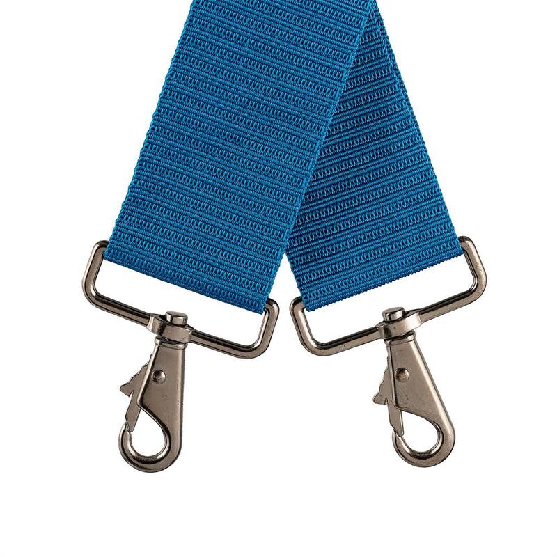 BUCKET BOSS 2-Bag Hybrid Suspension Rig Work Tool Belt with Suspenders in Blue - 55505-RB