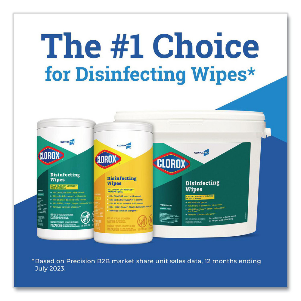 Clorox Clorox   Disinfecting Wipes: Pre-Moistened, 700 Ct - CLO31547