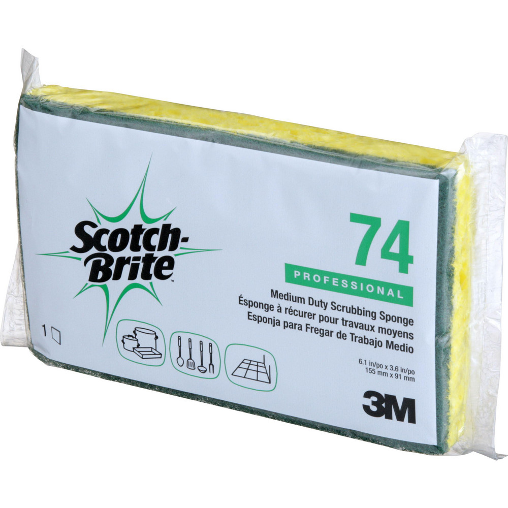 Scotch-Brite Scotch-Brite™ Medium Duty Scrub Sponge 74, 6.1 in x 3.6 in x 0.7 in - 7010028899