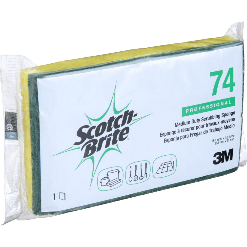 Scotch-Brite Scotch-Brite™ Medium Duty Scrub Sponge 74, 6.1 in x 3.6 in x 0.7 in - 7010028899