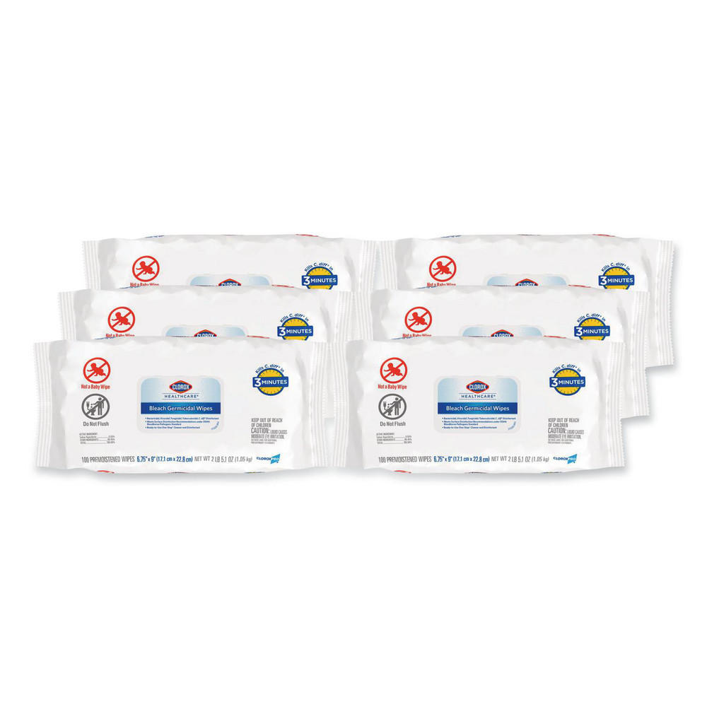 Clorox Healthcare Clorox Healthcare Disinfecting Wipes: Pre-Moistened, 100 Ct - CLO32621